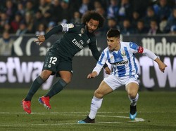 Bermain di Stadion Muncipal de Butarque, Kamis (17/1/2019) dinihari, Los Blancos tumbang oleh gol semata wayang Leganes.