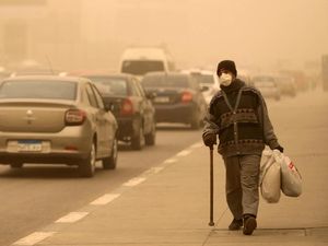 Begini Perjuangan Warga Mesir Lawan Badai Pasir