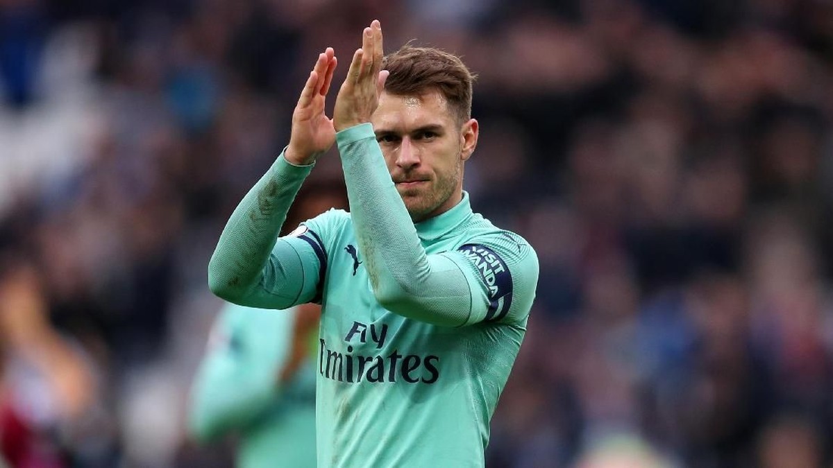 Aaron Ramsey pensiun. (Foto: Catherine Ivill/Getty Images)