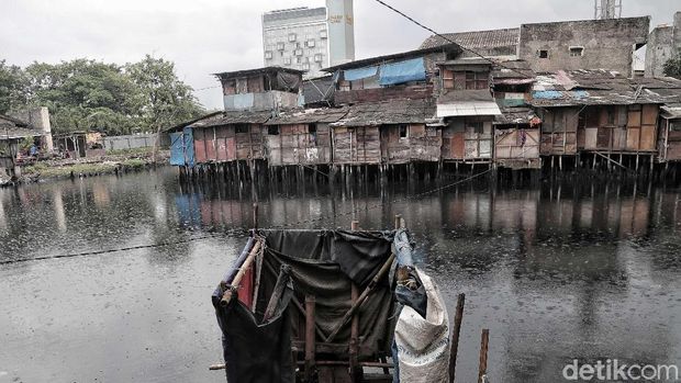 kawasan kumuh di Jakarta