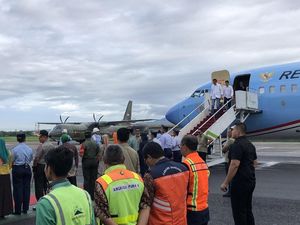Usai Debat Perdana, Jokowi Ditemani Iriana ke Garut Temui Ibu-ibu Mekaar