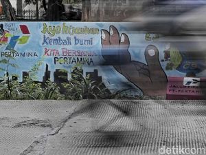 Keren! Mural di Kawasan Sunter Ajak Warga Peduli Lingkungan