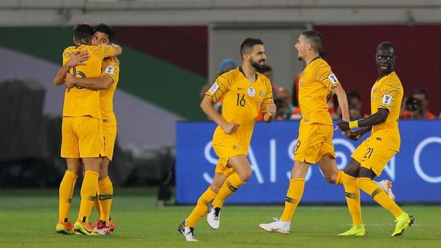 Australia sebagai juara bertahan Piala Asia melawan Kirgistan di babak gugur.