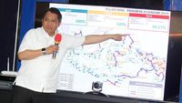 Uji Coba Sinyal Proyek Palapa Ring Tengah