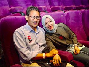 Romantis, Potret Nur Asia Saat Dampingi Sandiaga Uno