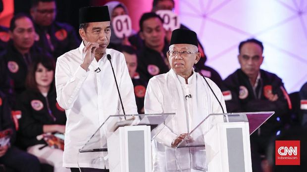Ma'ruf Hening Saat Debat, Enggan Balapan Bicara dengan Jokowi