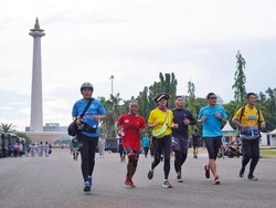 Usai Debat, Sandiaga Olahraga Sebelum ke Sukabumi
