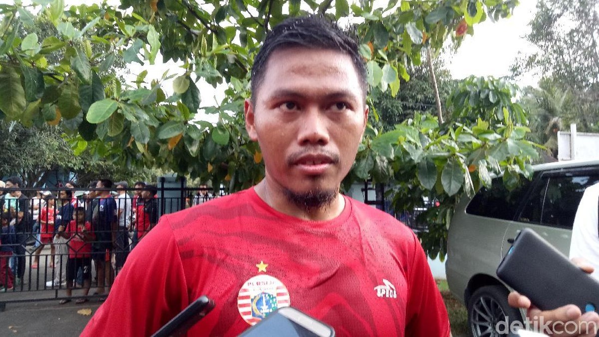 Tony Sucipto siap menjadi gelandang Persija Jakarta saat menghadapi Persela. (Foto: Amalia Dwi Septi/detikSport)