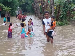 Belasan Desa di Pasuruan Terendam, Warga Harap Bantuan Makanan