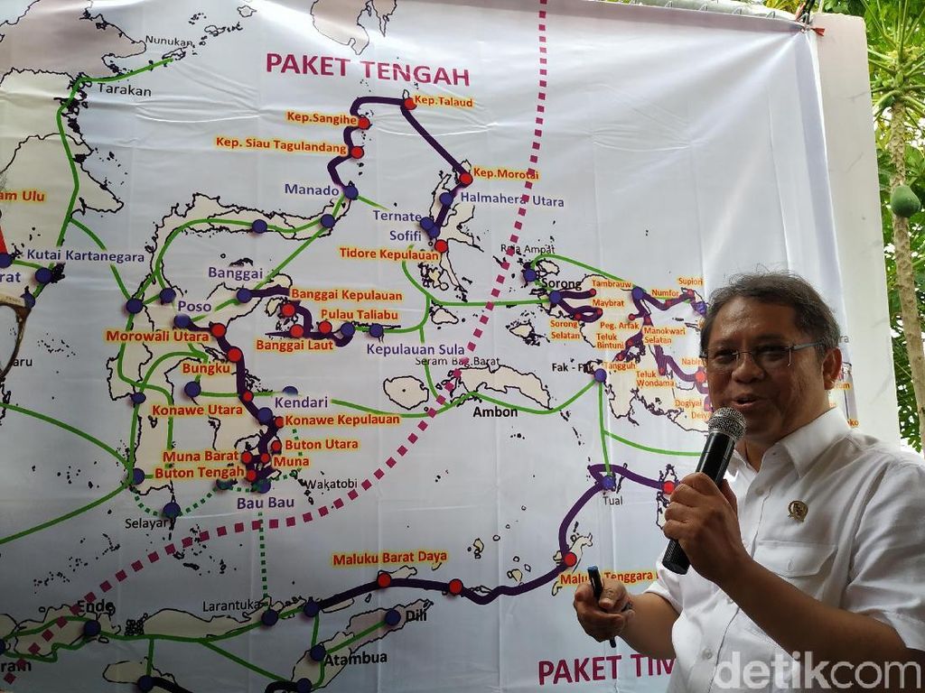 Menkominfo Sebut Palapa Ring Si Tol Langit Sudah Beroperasi Menkominfo Sebut Palapa Ring Si Tol Langit Sudah Beroperasi