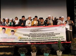 Ratusan Ulama Bogor Deklarasi Dukung Jokowi-Amin