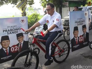 Kampretos di Brebes, Kenalkan Prabowo-Sandi dengan Bersepeda