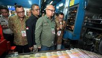 KPU dan Bawaslu Tinjau Proses Cetak Surat Suara