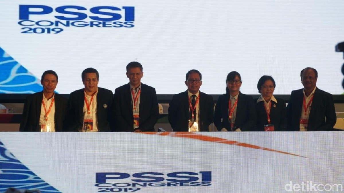 PSSI dalam acara Kongres Tahunan di Bali, Januari 2019. (Foto: Randy Prasatya/detikSport)