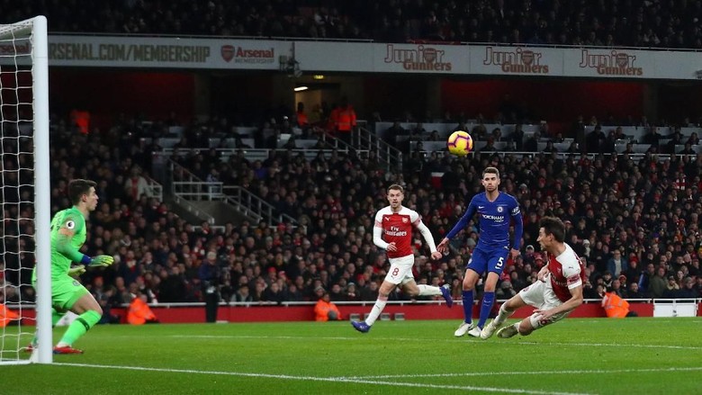 Babak I Tuntas, Arsenal Ungguli Chelsea 2-0 Babak I Tuntas, Arsenal Ungguli Chelsea 2-0