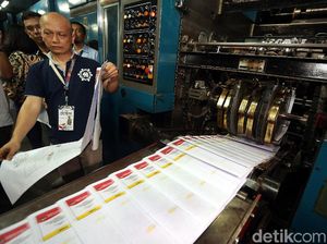 939 Juta Surat Suara Bakal Dicetak di 3 Provinsi, Ini Rinciannya