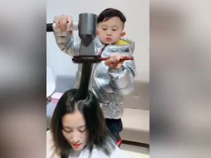 Hairstylist Paling Imut, Usia 6 Tahun Sudah Jago Potong Rambut Hairstylist Paling Imut, Usia 6 Tahun Sudah Jago Potong Rambut