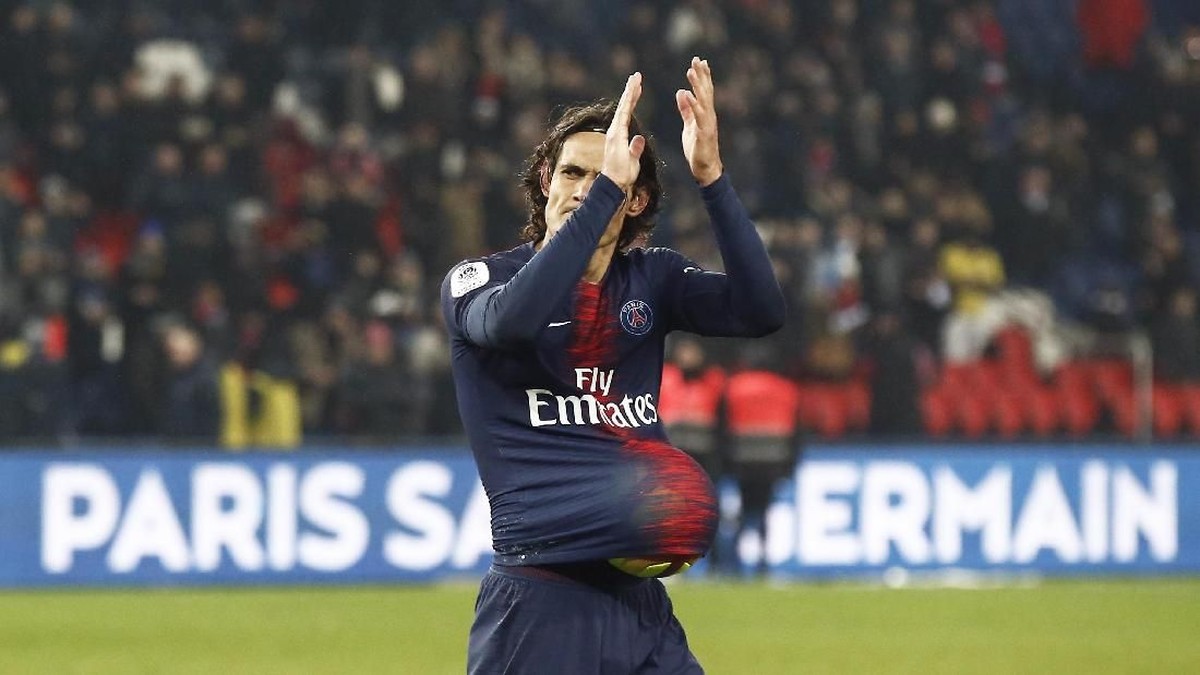Edinson Cavani cuma mau ke Atletico Madrid (Michel Euler/AP Photo)
