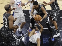 Hasil NBA: Spurs Ditumbangkan Clippers di Kandang Sendiri