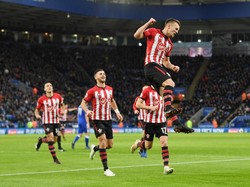 James Ward-Prowse memperlihatkan penampilan impresif dalam laga melawan Everton. Dia mencetak satu dari dua gol Southampton dalam kemenangan 2-0 di St. Marys. Gol kedua Ward-Prowse dalam dua laga Premier League beruntun. Foto: Michael Regan/Getty Images