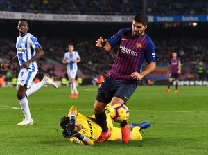 Suarez Vs Leganes: Cetak Gol Kontroversi, Ditabrak dan Ditendang