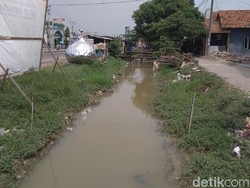 Penampakan Sungai Tempat Warga Berburu Uang Jutaan Rupiah