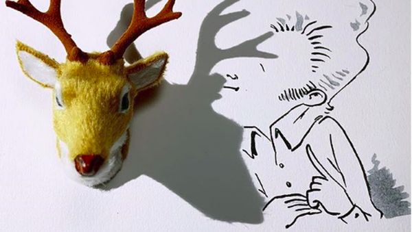 Sulap Bayangan Jadi Lukisan, Seniman Ini Tenar di Instagram