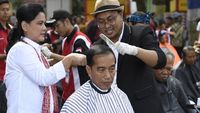 Melihat Lagi Aksi Tukang Cukur Jokowi yang Disindir Kubu Prabowo