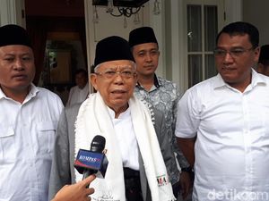 Maruf Amin soal Pembebasan Baasyir: Urusan Indonesia Maruf Amin soal Pembebasan Baasyir: Urusan Indonesia