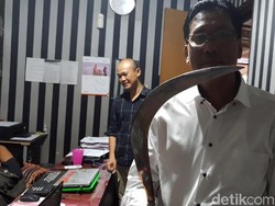 Bandit Bercelurit Tulisan Arab Dibekuk Polisi Sukabumi