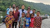 Foto: Menteri Sri Mulyani dan Kecantikan Raja Ampat