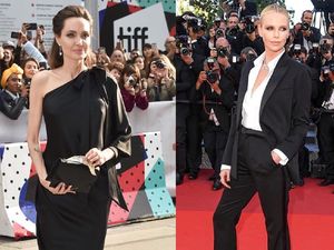 Kemiripan Angelina Jolie dan Charlize Theron Kemiripan Angelina Jolie dan Charlize Theron