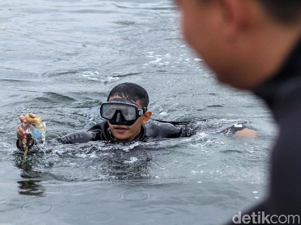 Yuk! Intip Aksi Bersih-bersih Pantai Ancol