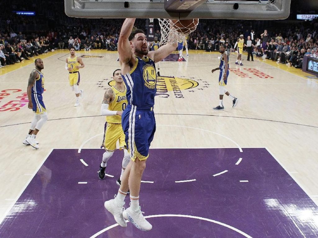Hasil NBA: Warriors Lanjutkan Rentetan Kemenangan Usai Kalahkan Lakers