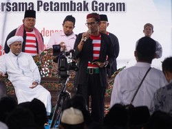 Sandiaga: Jika Terpilih, Menteri Kami Tak akan Sia-siakan Petambak Garam