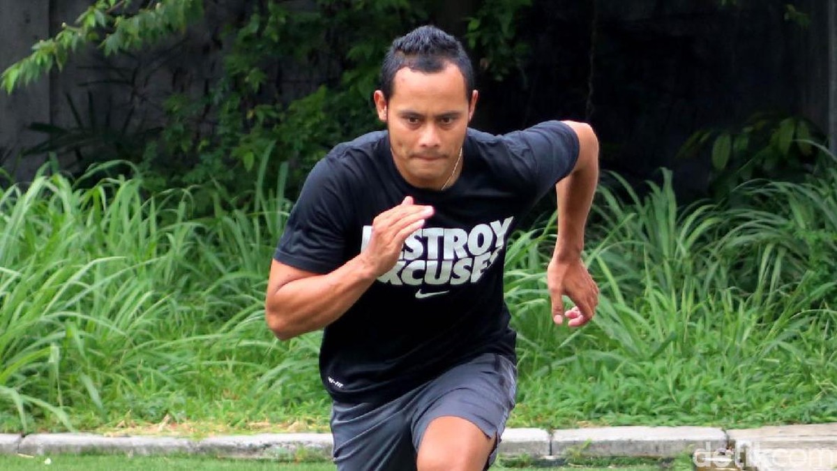 Atep, mantan pemain Persib Bandung. (Foto: Satria Nandha/detikSport)