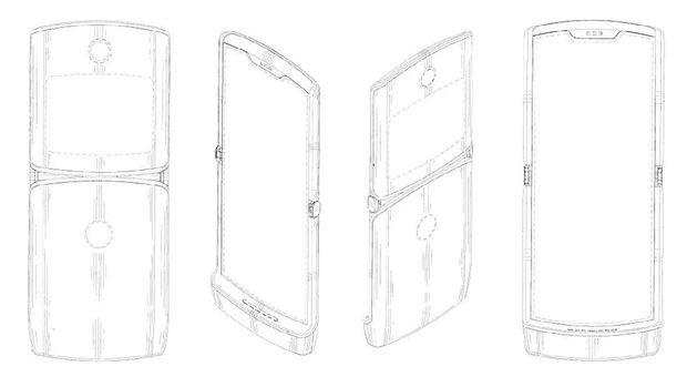 Inikah Wujud Ponsel Layar Lipat Motorola Razr?