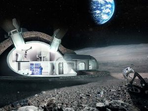 Beginikah Tempat Tinggal Manusia di Bulan?