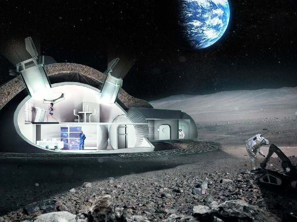 Beginikah Tempat Tinggal Manusia di Bulan?