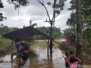 Perahu Eretan Hanyut di Serang, 2 Penumpang Hilang