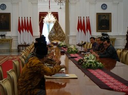 Bawa Ormas ke Istana, Said Aqil Doakan Jokowi Menang Pilpres