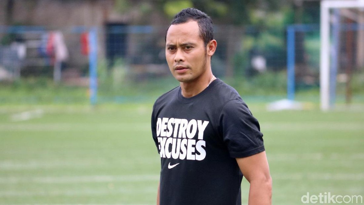 Atep belum terima gaji dari PSKC Cimahi. (Foto: Satria Nandha)
