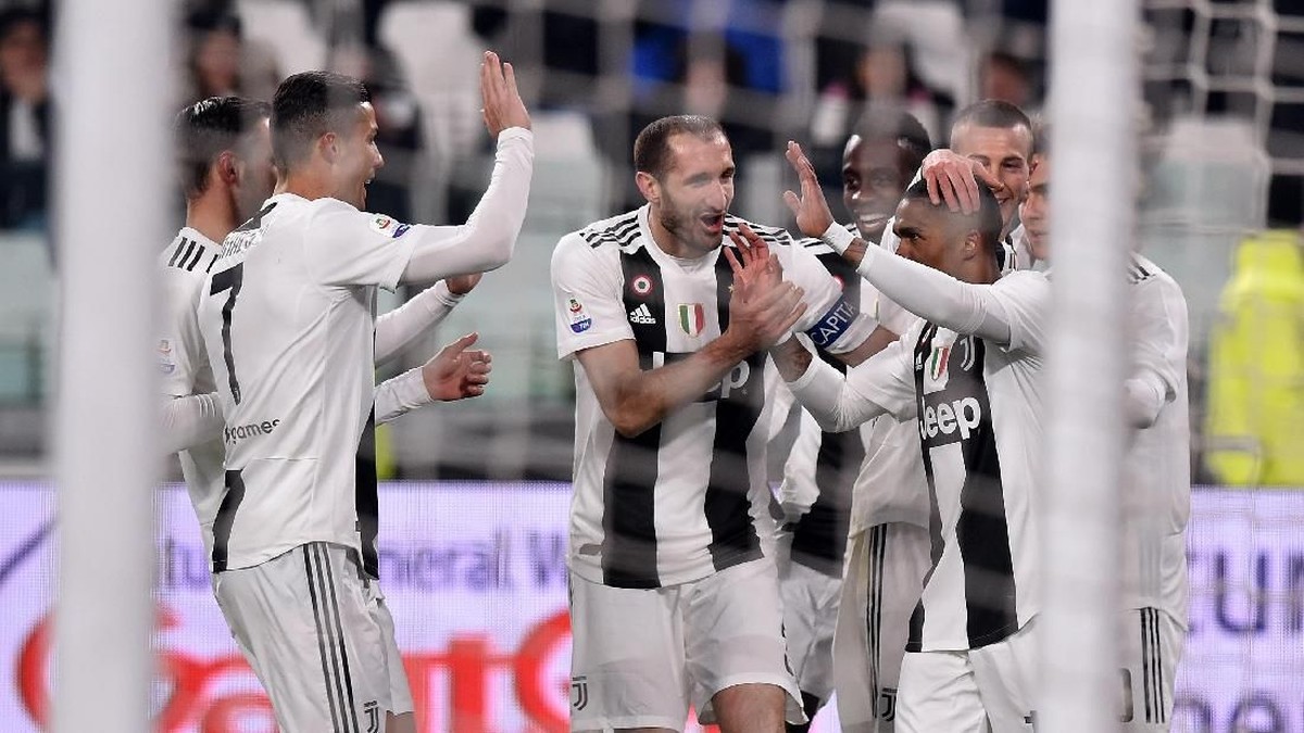 Juventus menang 3-0 saat menjamu Chievo. (Foto: Tullio M. Puglia/Getty Images)