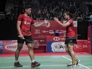 Praveen/Melati Kalahkan He Jiting/Du Yue