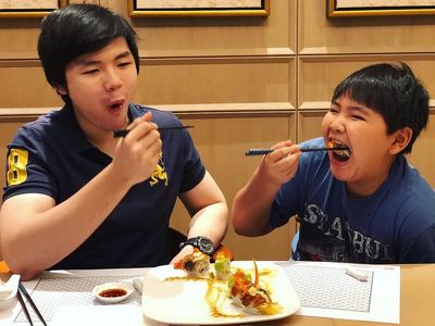 Bikin Gemas! Begini Pose Kuliner Daud, Putra Bungsu Ahok Bareng Kedua Kakaknya