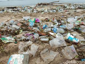 Lagi Banyak Sampah di Pantai, Pemprov Bali: Jangan Khawatir