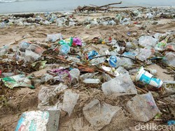 Lagi Banyak Sampah di Pantai, Pemprov Bali: Jangan Khawatir