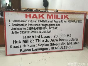 Saksi Lihat Hercules Saat Anak Buahnya Duduki Nila Alam