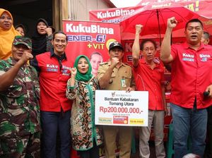 Korban Kebakaran di Tomang Dapat Bantuan Rp 200 Juta