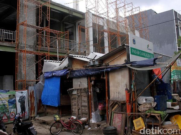 Duh! Pedagang Protes Molornya Revitalisasi Pasar Gang Kancil